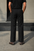 VAYLOR Double Pleated Pants - Black