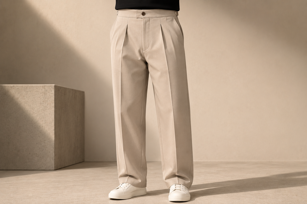 Vaylor Essential Double Pleated Pants