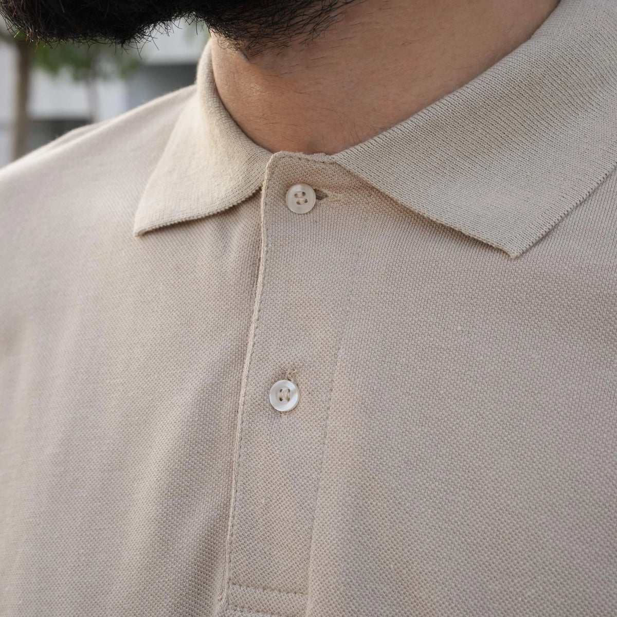 VAYLOR Essential Polo - Light Beige