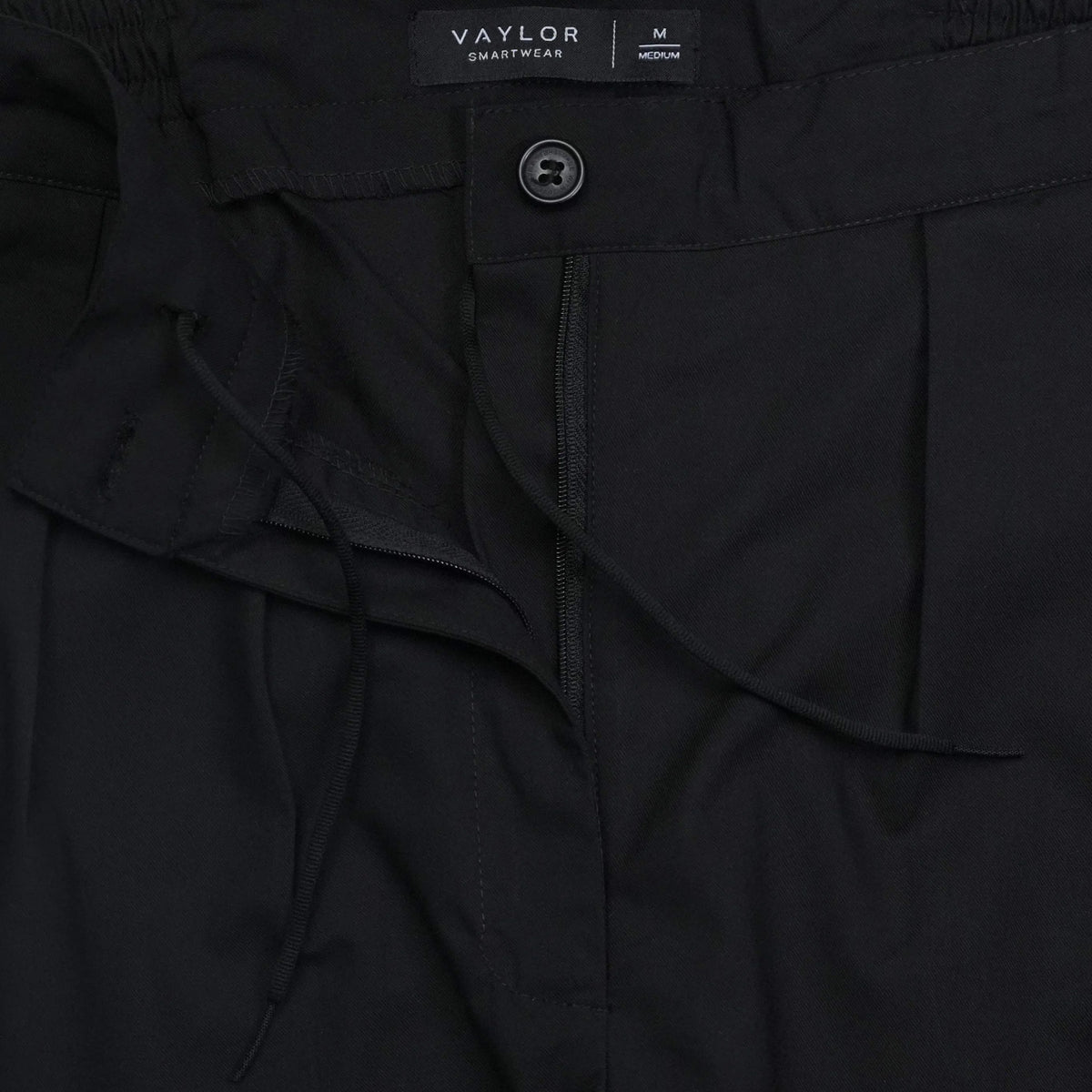 VAYLOR Double Pleated Pants - Black
