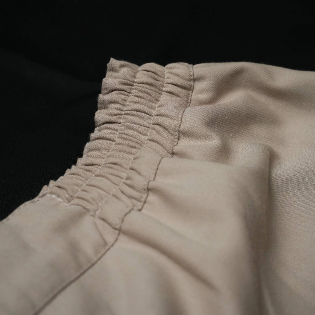 VAYLOR  Double Pleated Pants - STONE