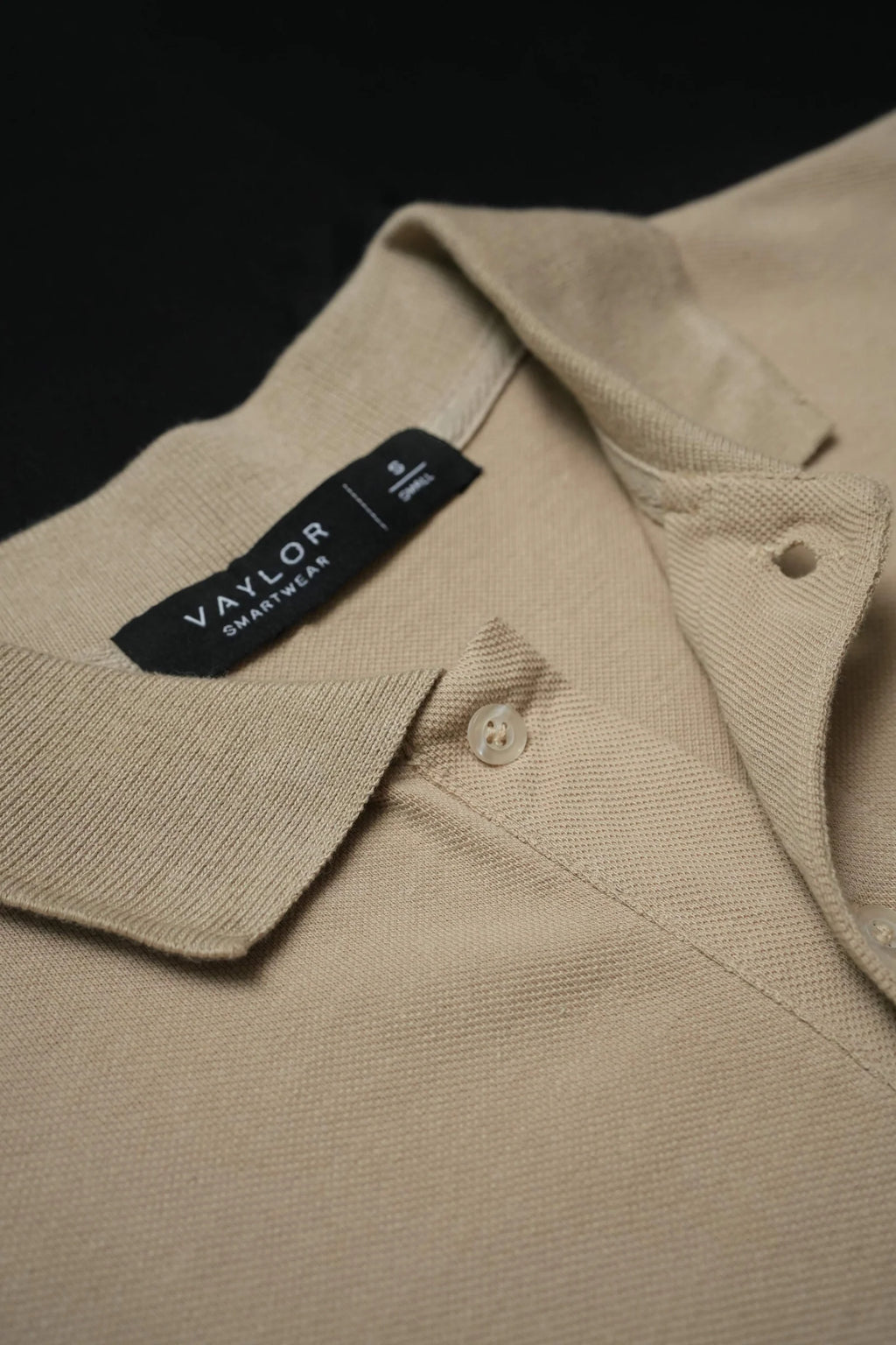 VAYLOR Essential Polo - Light Beige