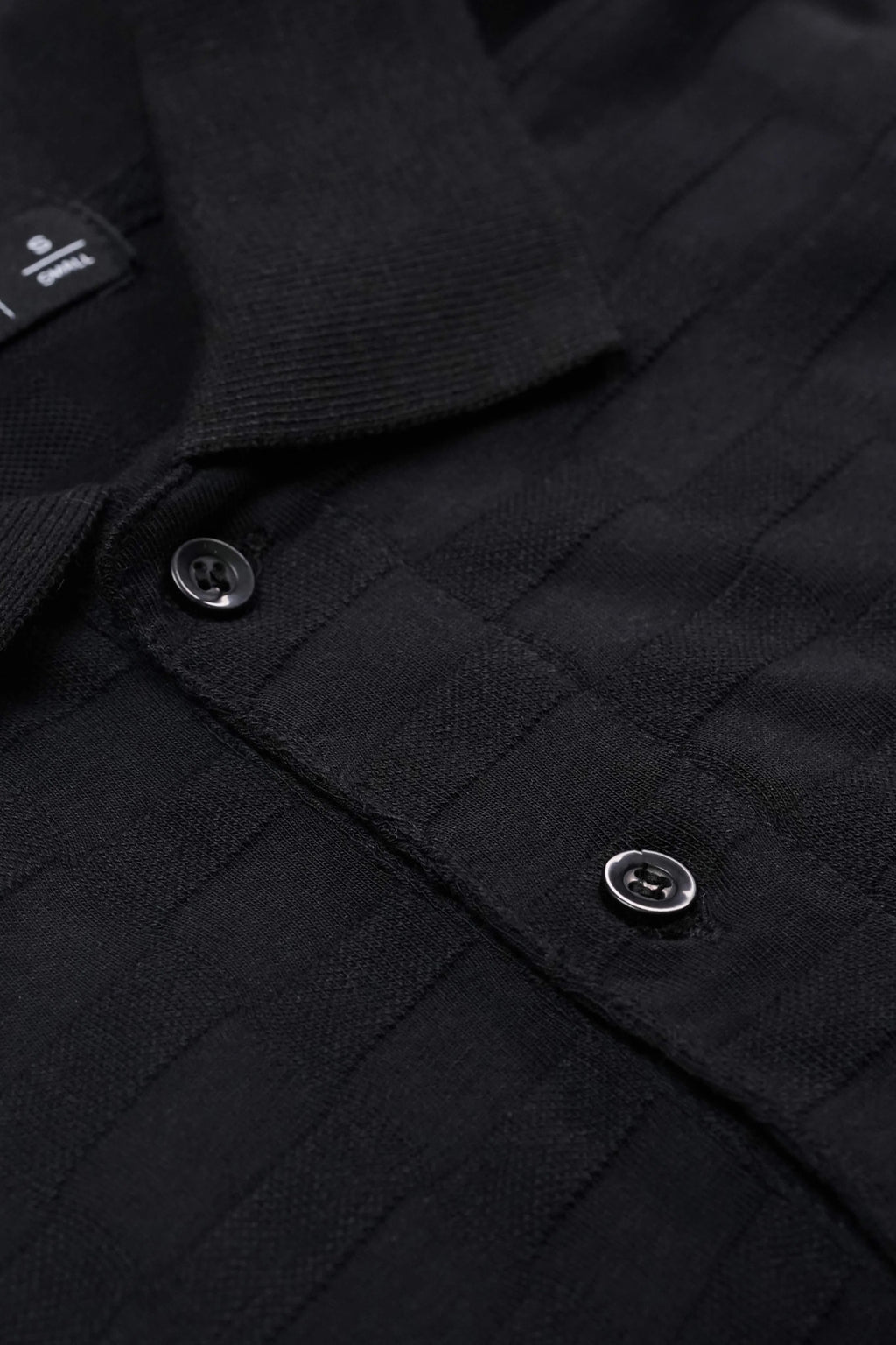 VAYLOR Drop Needle Polo - Black