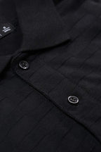 VAYLOR Drop Needle Polo - Black