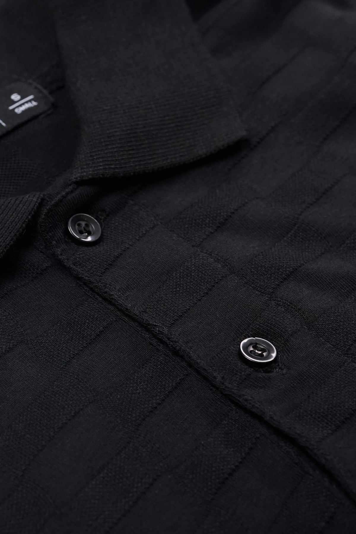 VAYLOR Drop Needle Polo - Black
