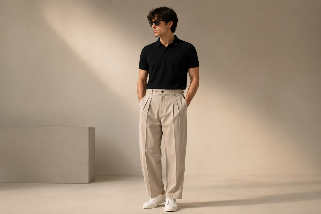 Vaylor Essential Double Pleated Pants